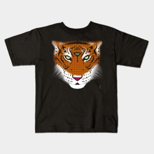 Third Eye of the Tiger | Half Tone Kids T-Shirt